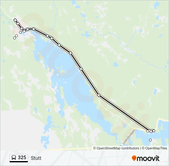 325 Bus Line Map