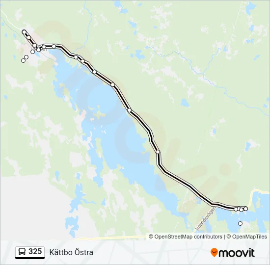 325 Bus Line Map