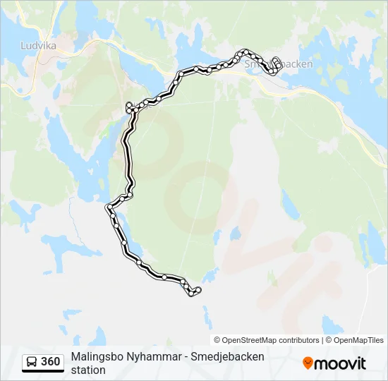 360 Bus Line Map