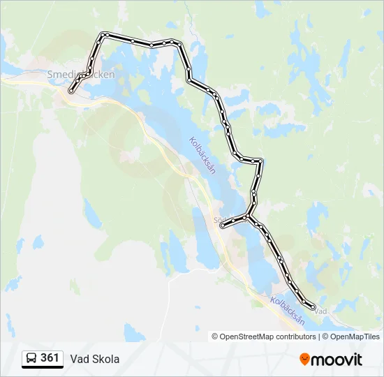 361  Line Map