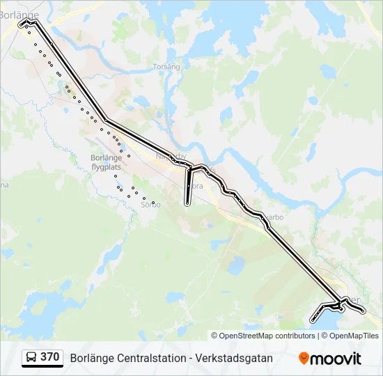 370 Bus Line Map