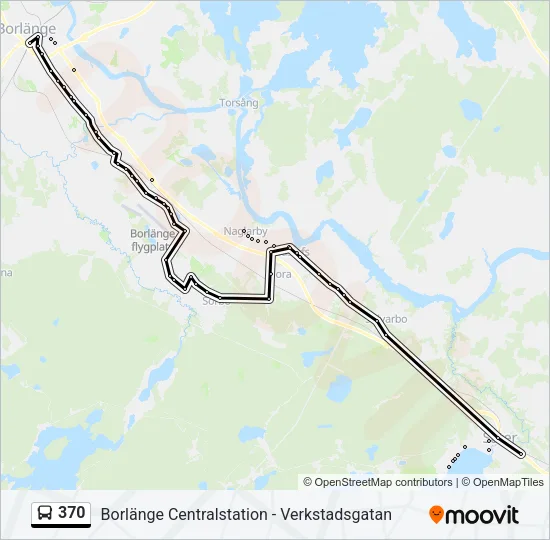 370 Bus Line Map