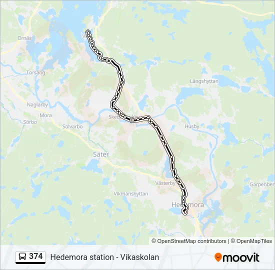374  Line Map