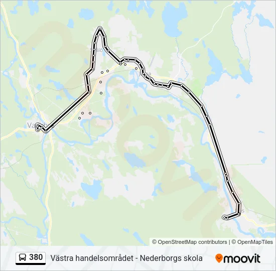 380  Line Map