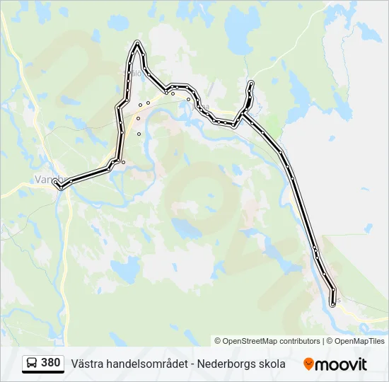 380  Line Map