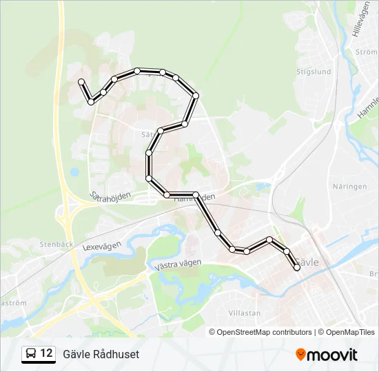 12  Line Map