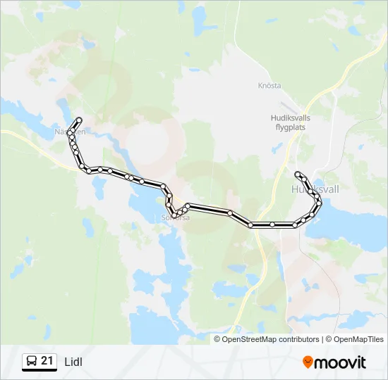 21  Line Map
