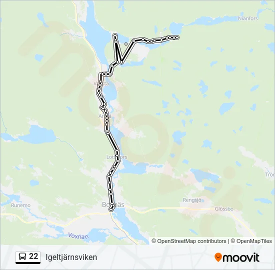 22  Line Map