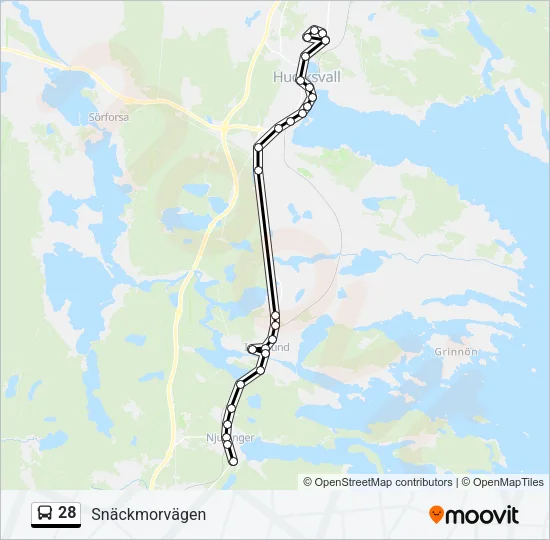 28  Line Map
