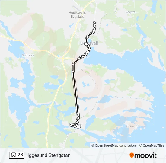 28  Line Map