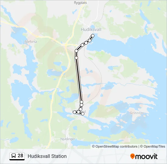 28  Line Map