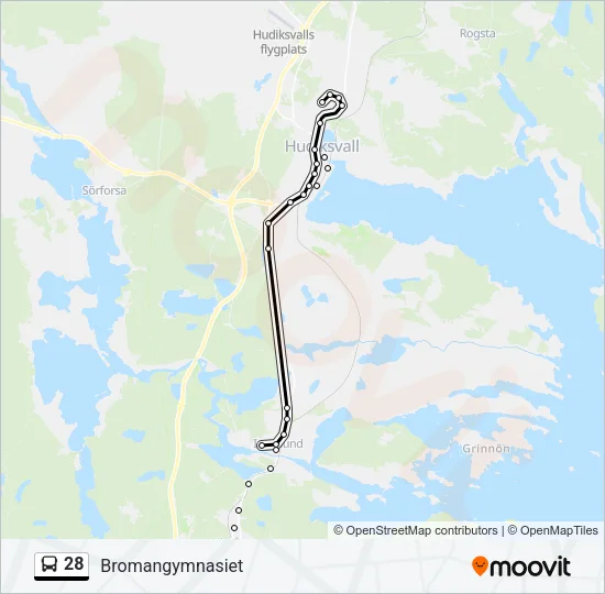 28  Line Map