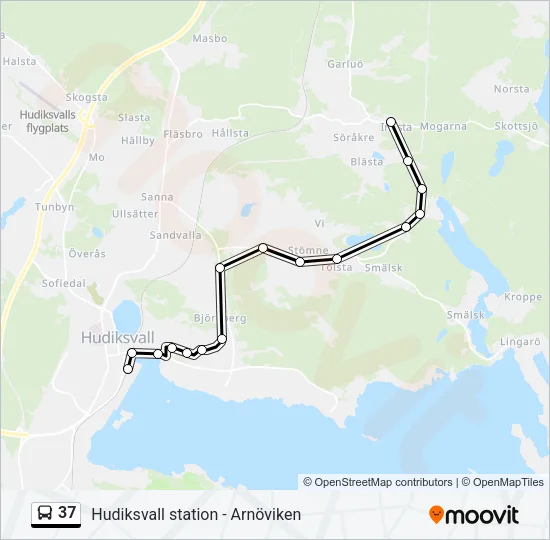 37  Line Map