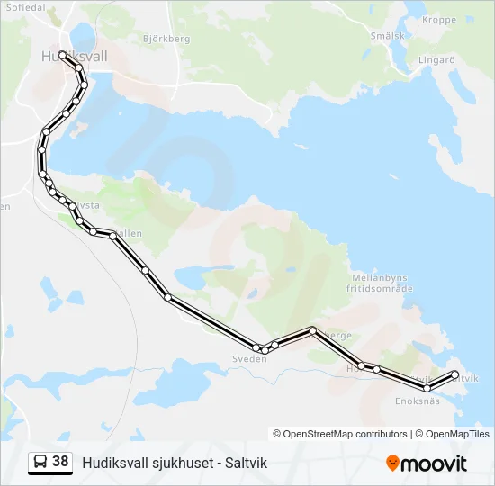 38  Line Map