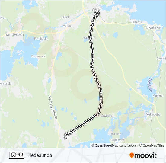 49  Line Map