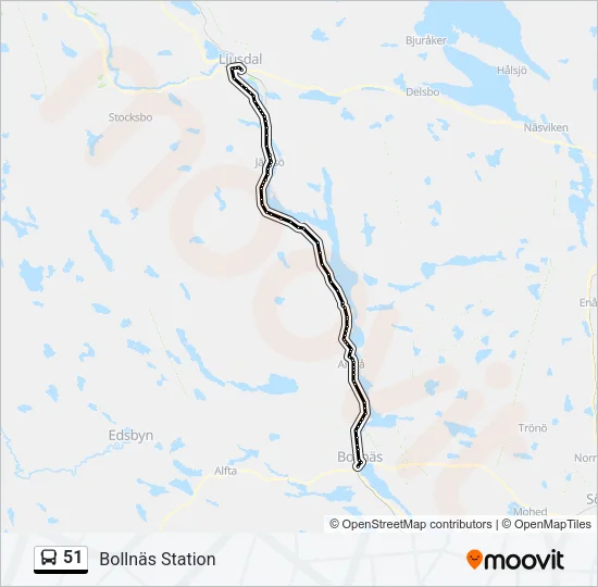 51  Line Map