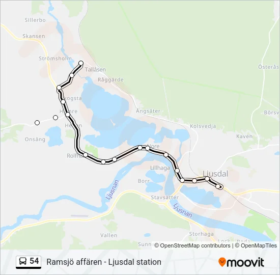 54  Line Map