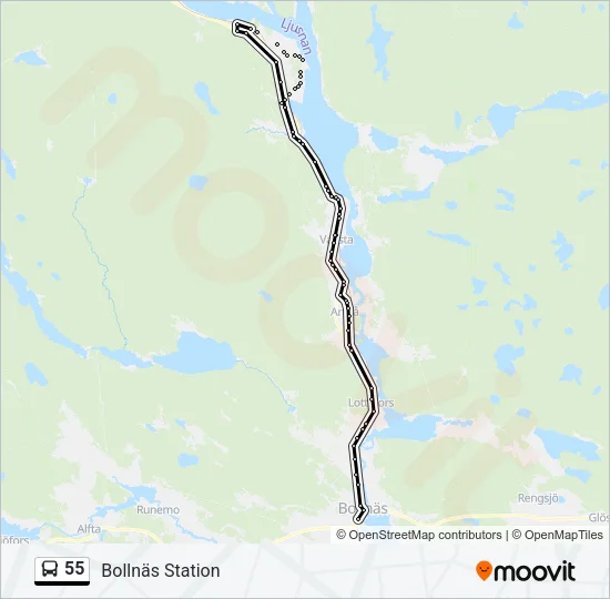 55  Line Map