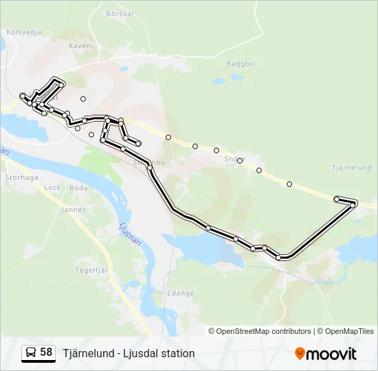 58  Line Map