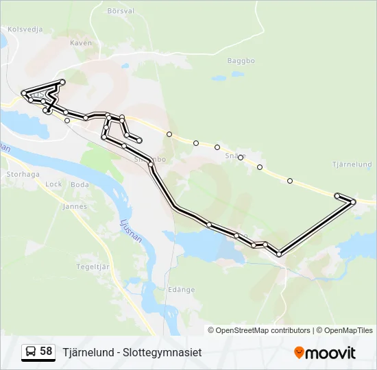 58  Line Map