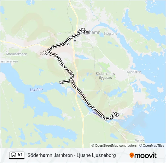 61  Line Map