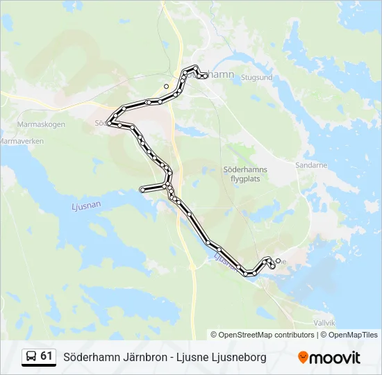 61  Line Map