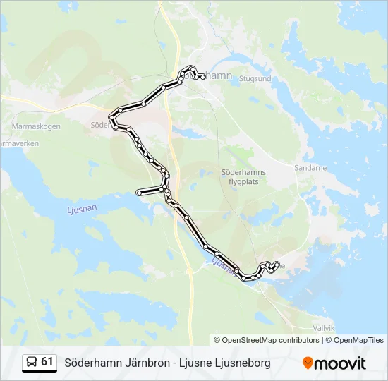 61  Line Map