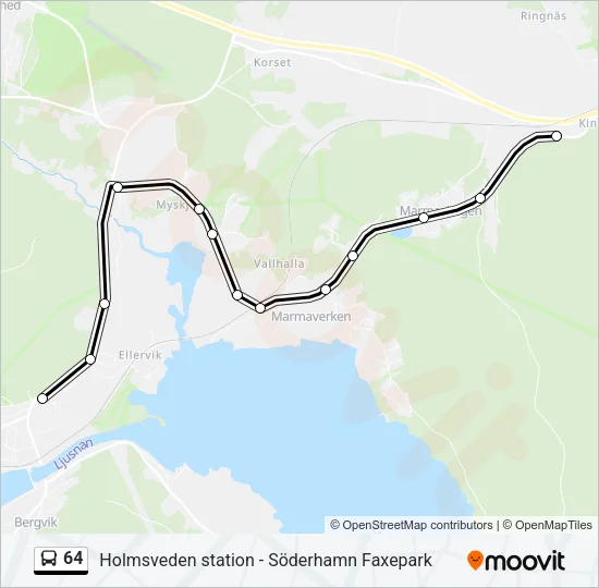 64  Line Map