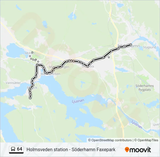 64  Line Map