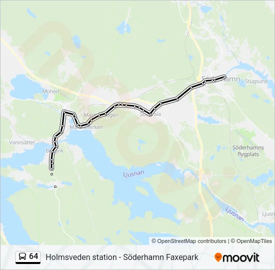 64  Line Map