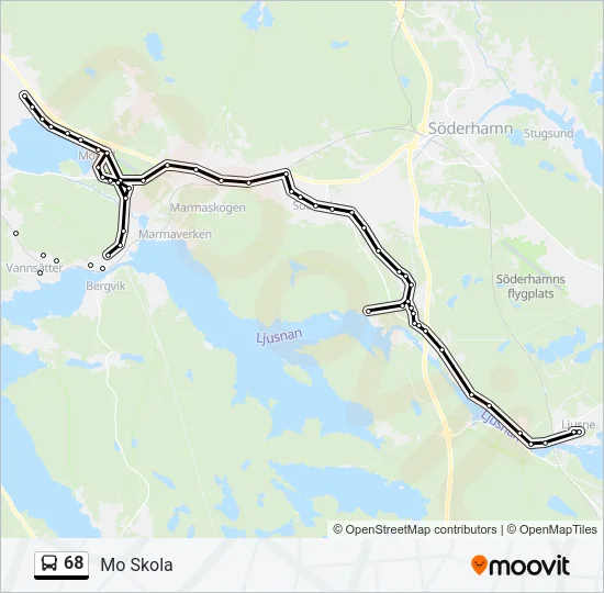 68  Line Map