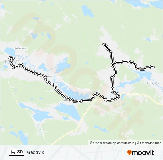 80  Line Map