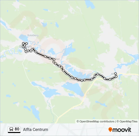 80  Line Map