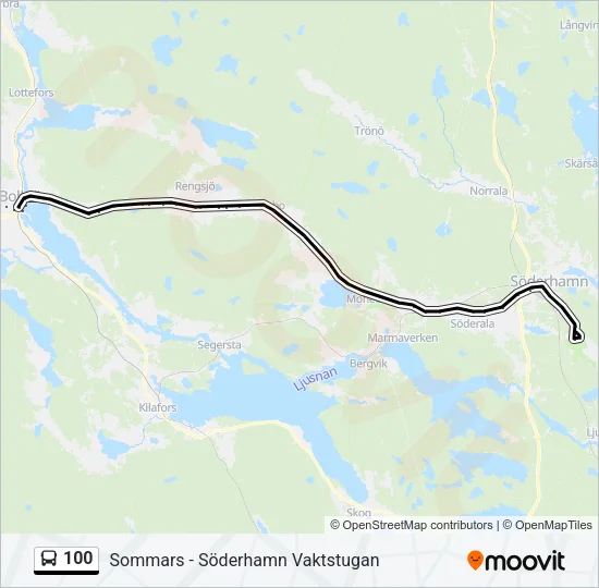 100  Line Map
