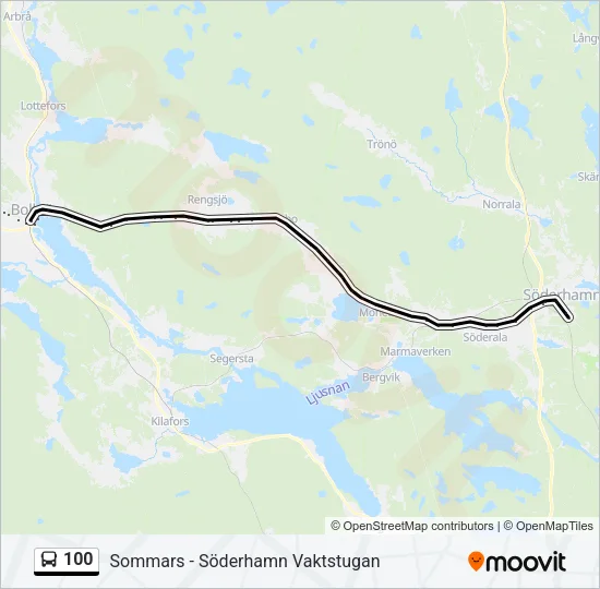 100  Line Map