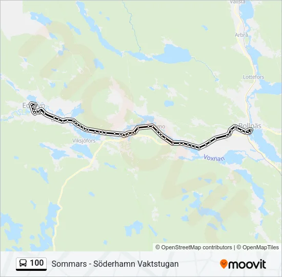 100  Line Map