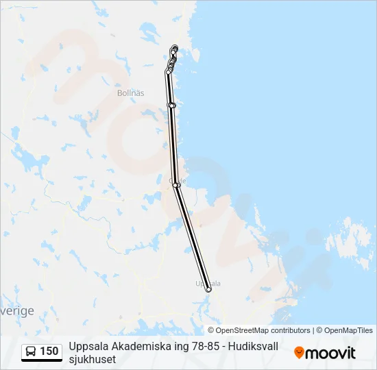 150  Line Map