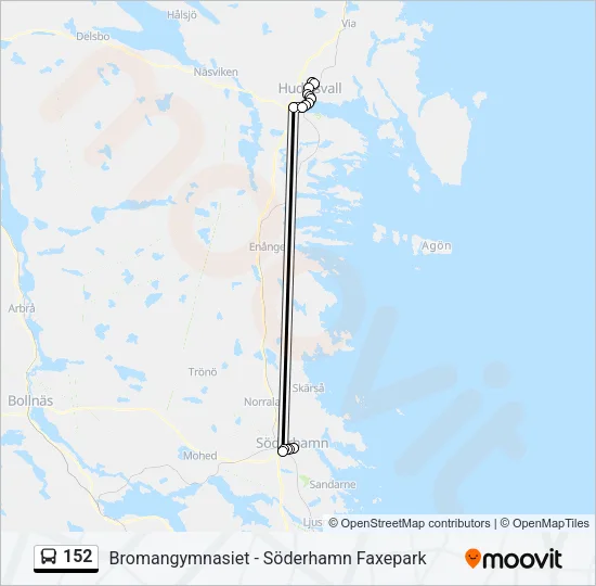 152  Line Map