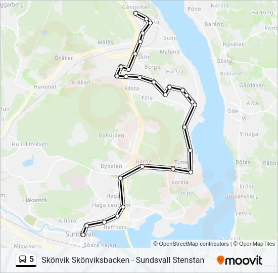 5  Line Map
