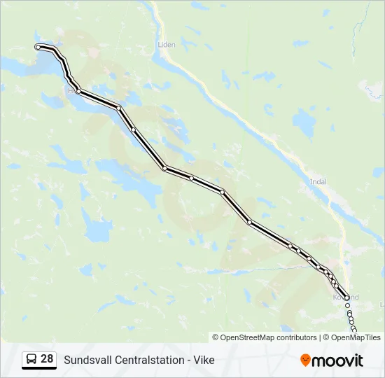 28  Line Map