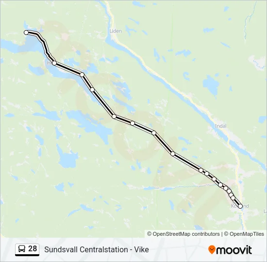 28  Line Map