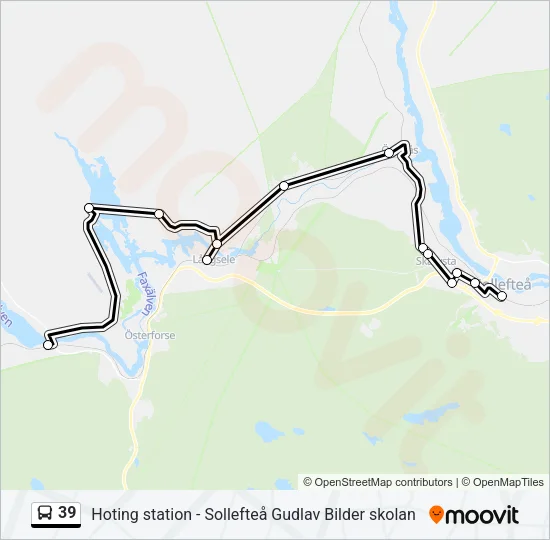 39 Bus Line Map