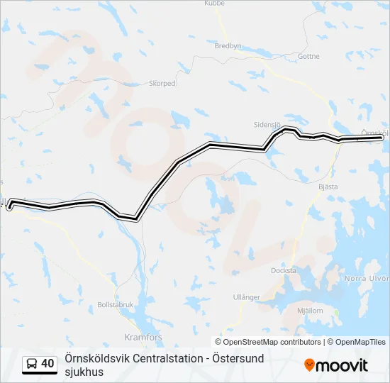 40  Line Map