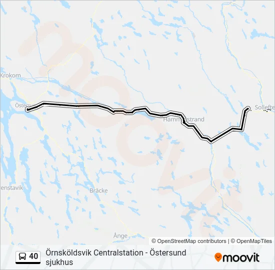 40  Line Map