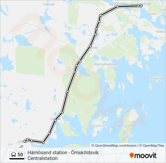 50  Line Map