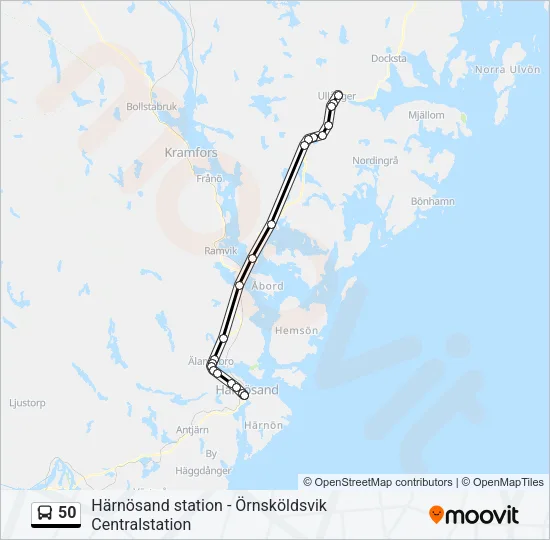 50  Line Map