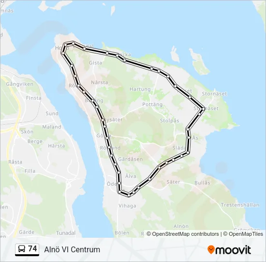 74  Line Map