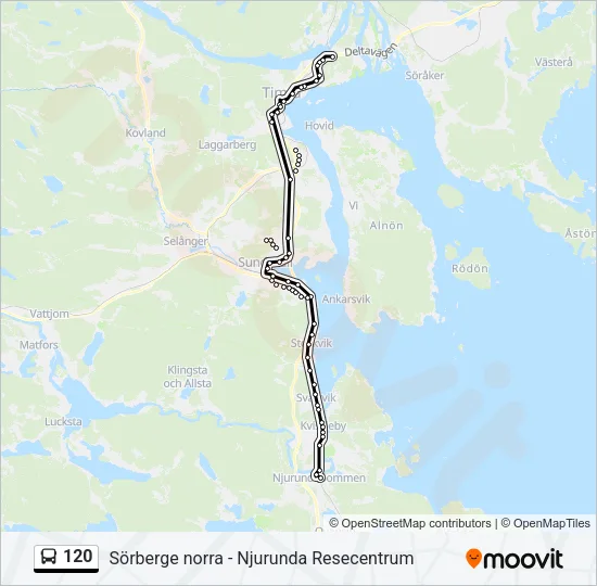 120  Line Map