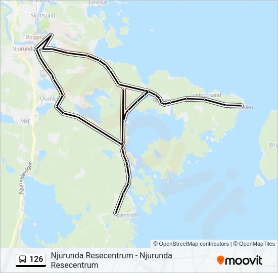 126  Line Map