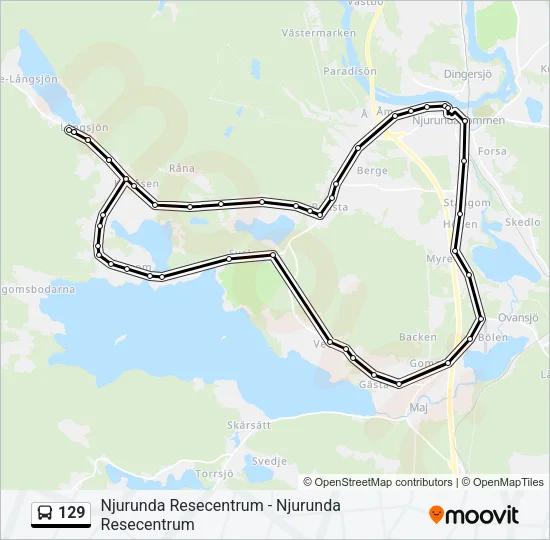 129  Line Map